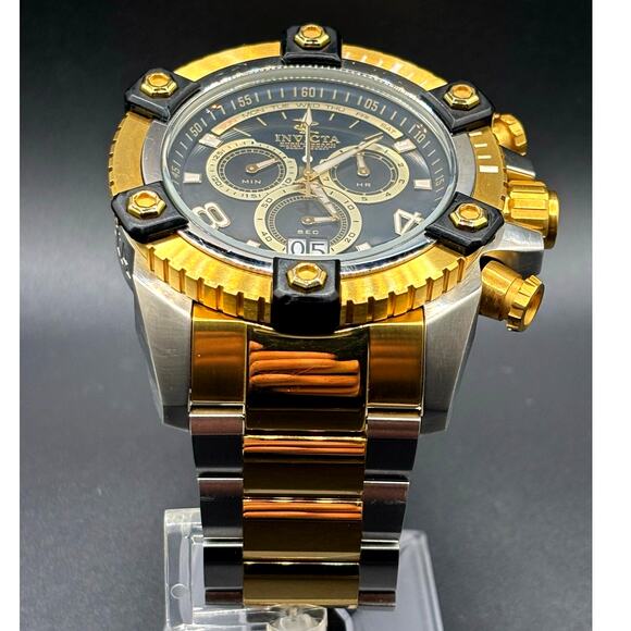 Invicta 0337 Reserve Arsenal Swiss Made Chronograph 56mm Two Tone Men\'s Watch main image 16